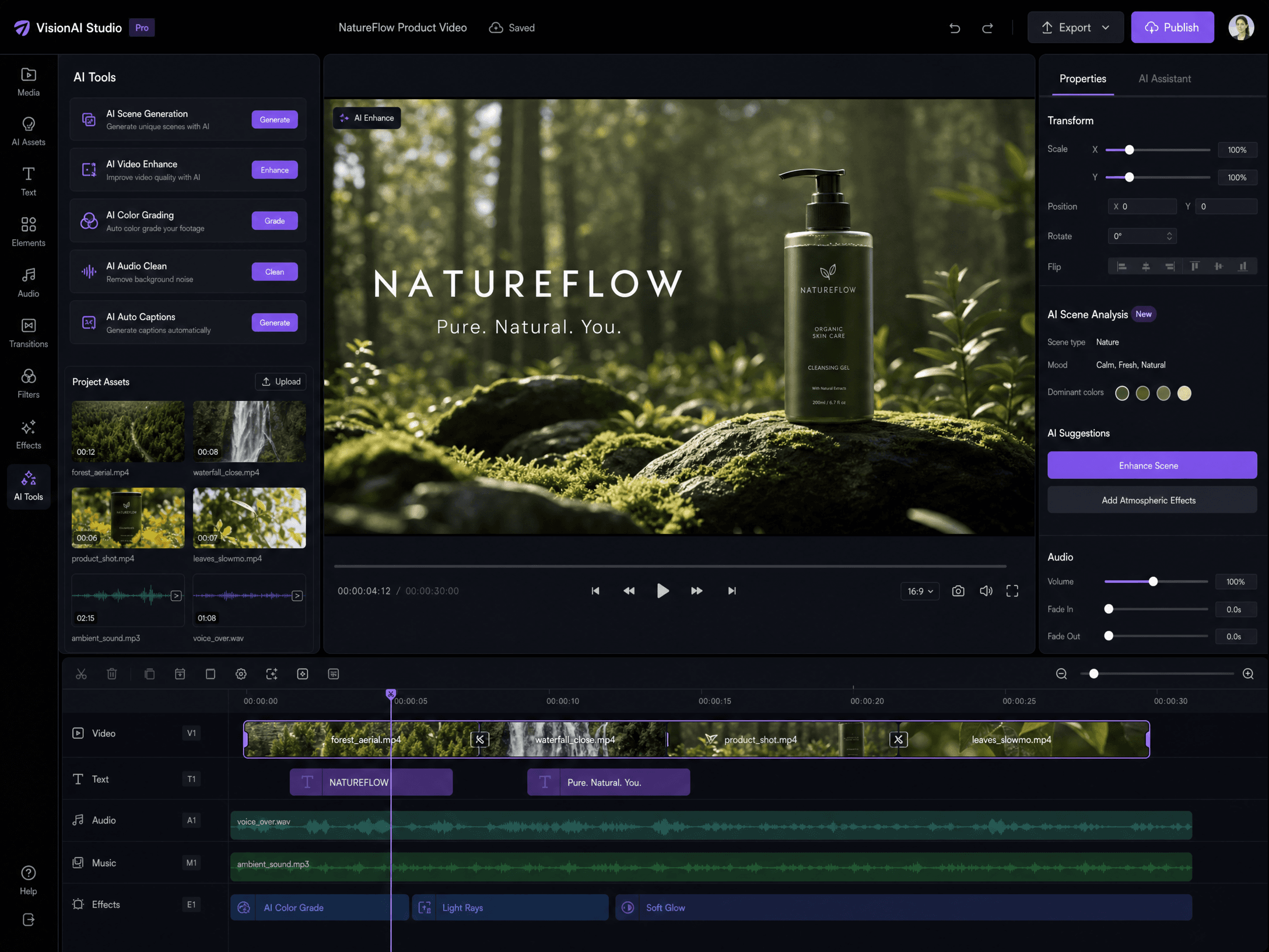 AI marketing video preview